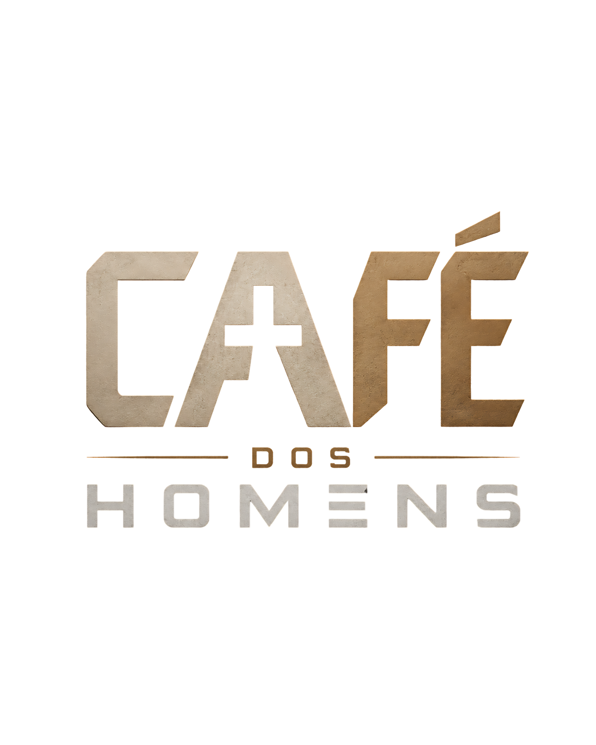 Café dos Homens — logotipo vertical